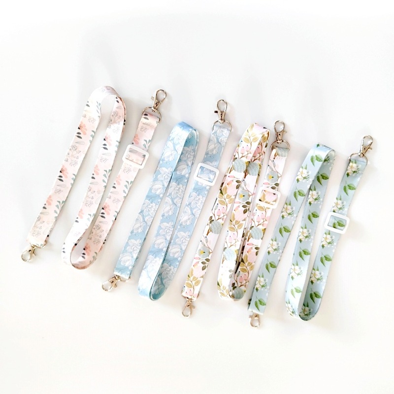 Crossbody Lanyard Neck Strap Case - Verstellbares langes Umhängeband mit Schlüsselanhänger, ästhetisches