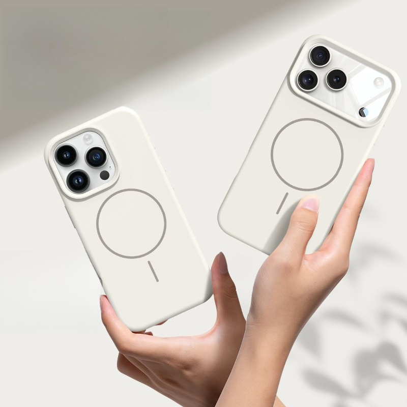 Liquid Silicone Magnetic Phone Case - 18 ProMax Magnetische Original-Flüssigsilikon-Handyhülle für iPhone