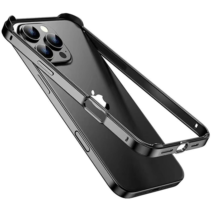 Metal Bumper Aluminum Frame Case - Aluminiumlegierungsrahmen, Metallstoßstangenhülle für iPhone 16 15