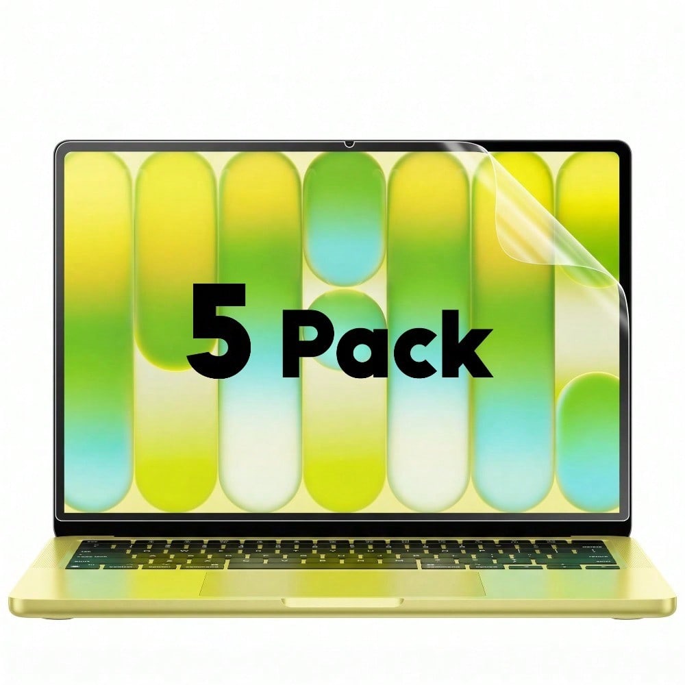 Matte Anti Glare Screen Protector - 5er-Pack Anti-Glare Displayschutzfolie 2026 für Macbook