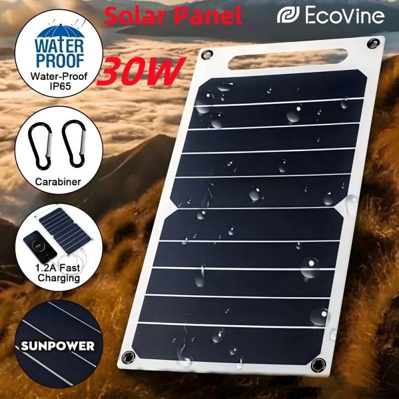 5V Solarpanel USB Typ-C Ladung – Power Banks Bewertung und Preis