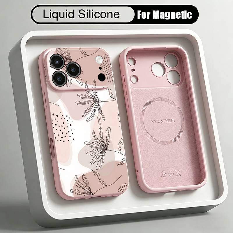 Einfaches Muster Flüssigsiliko – Liquid Silicone Magnetic Phone Case Bewertung und Preis